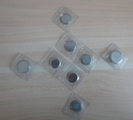 磁铁厂家供应环保防锈防水磁扣压最软的PVC胶双面D12.5*1.5