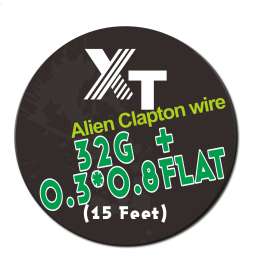 电子烟电阻花式发热丝单芯Tiger clapton wire 5M每卷 芯0.5mm